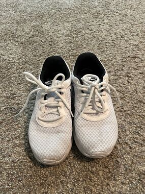 Nike, white sneakers, size 7